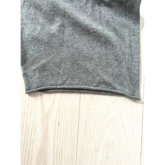 NWT Eileen Fisher Peruvian Organic Cotton Straight Pant Moon Grey - Picture 4 of 5